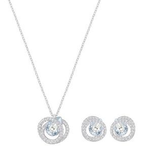 Swarovski generation necklace and earring set